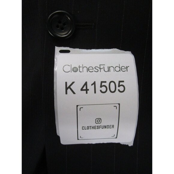 Armani Collezioni Blazer 42 Long Wool Sports Coat Pinstripe Jacket - Picture 14 of 14